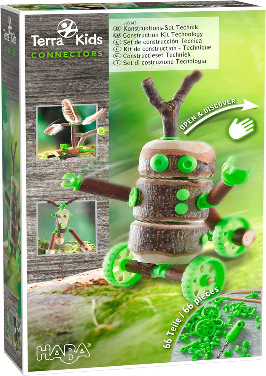 Terra Kids Connectors by HABA USA | Technology 66 Pcs