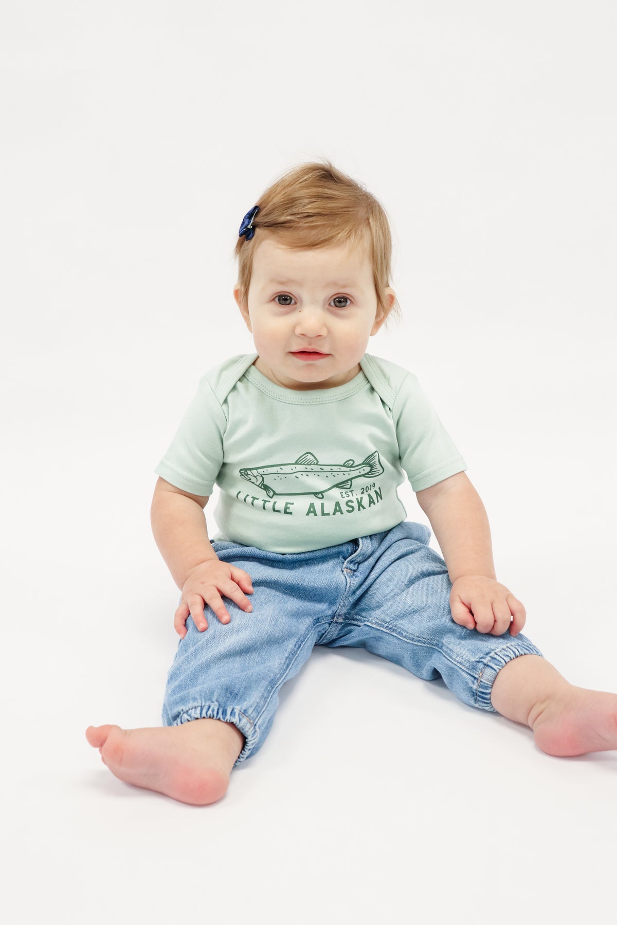 Little Alaskan Bodysuit | Salmon