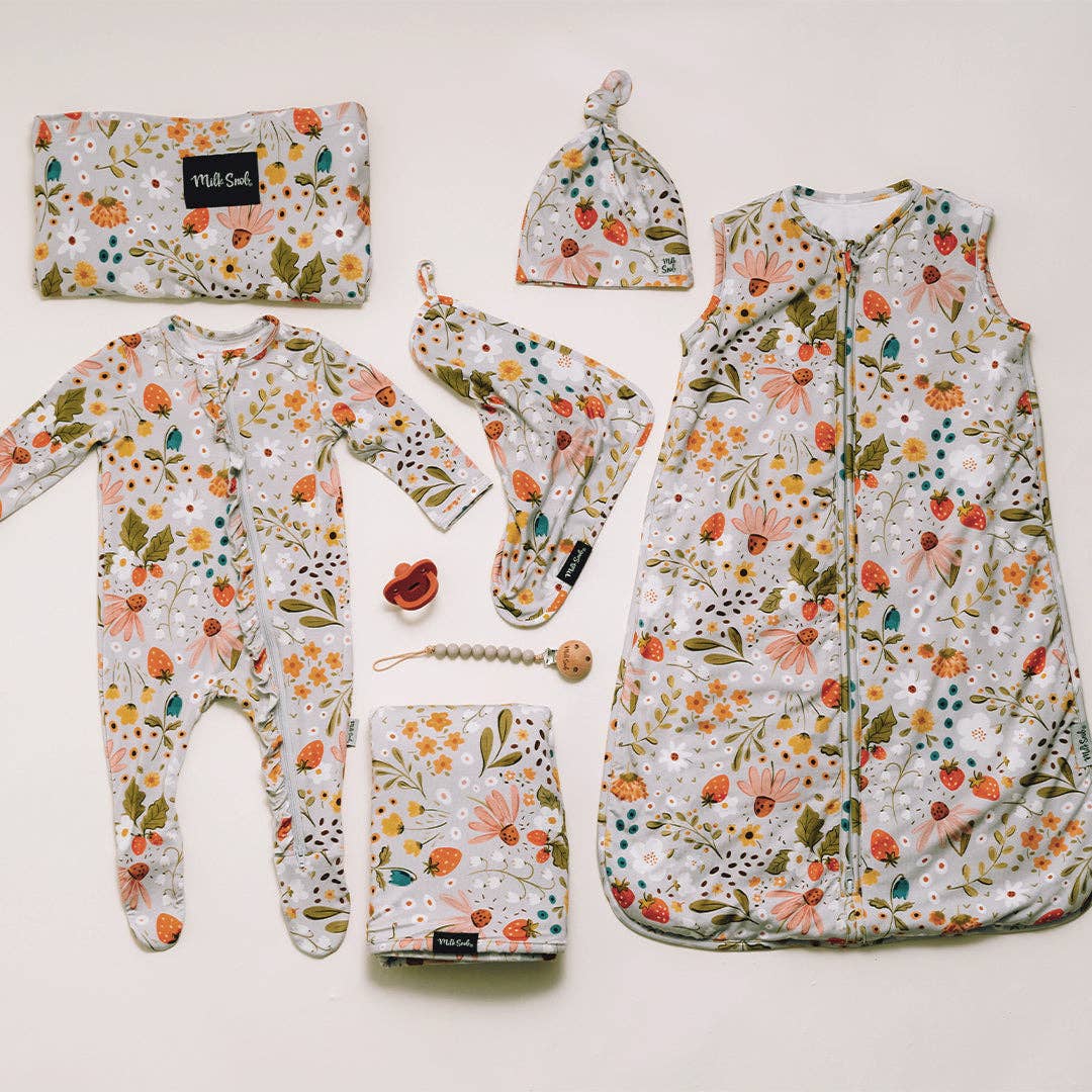 Baby Sleep Bag by Milk Snob | Strawberry Fields