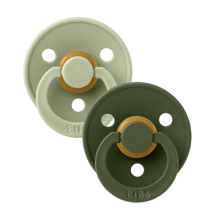 Pacifier Two Pack by BIBS | Sage/Hunter Green