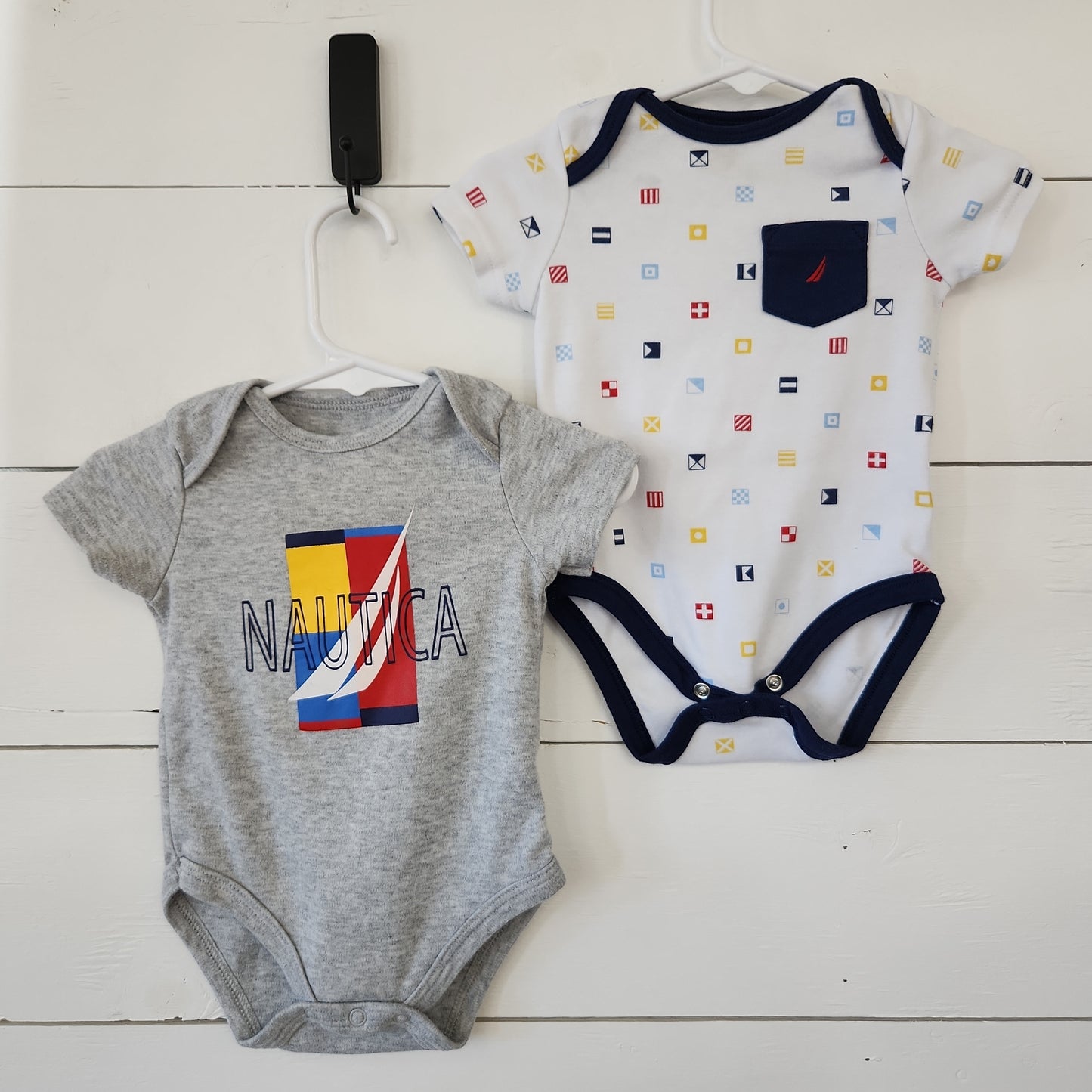 Size 3-6m | Nautica Onesies Set of 2 | Secondhand