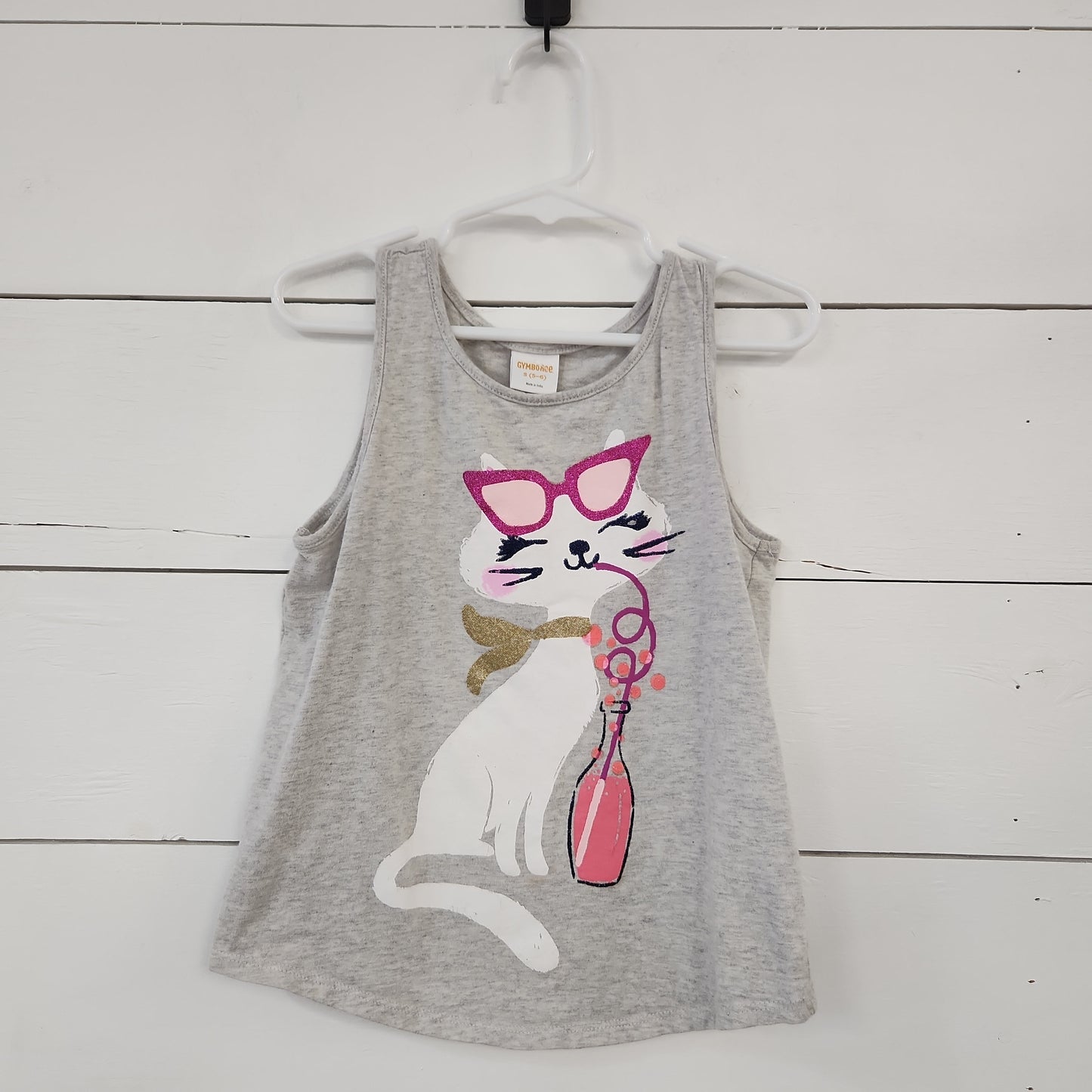 Size S (5-6) | Gymboree Cat Tank Top | Secondhand