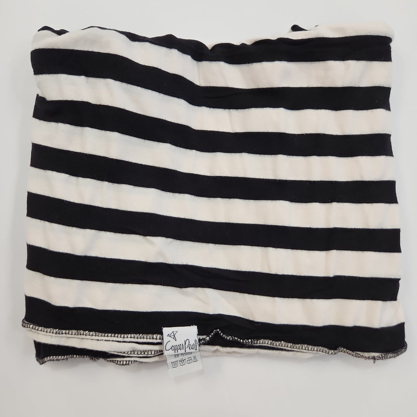 Size OS | Copper Pearl Striped Swaddle Blanket