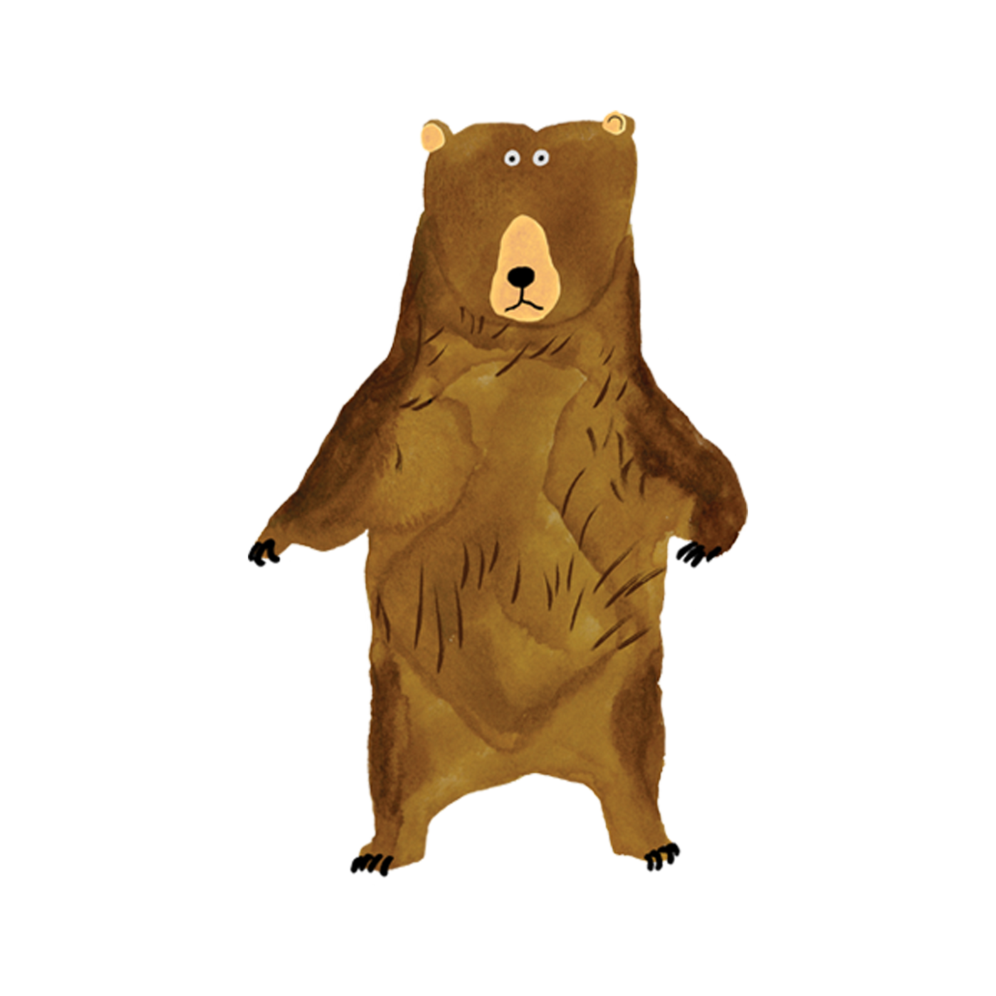 Tattly - Bear Stare Tattoo Pair