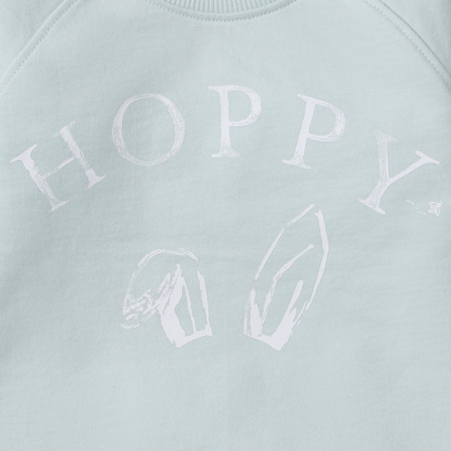 Hoppy Cotton Sweatshirt by Burt`s Bees | Blue