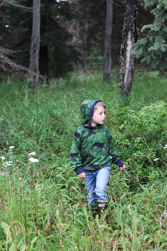 Hoodie by Briar&Boone | Blueberry Hunter