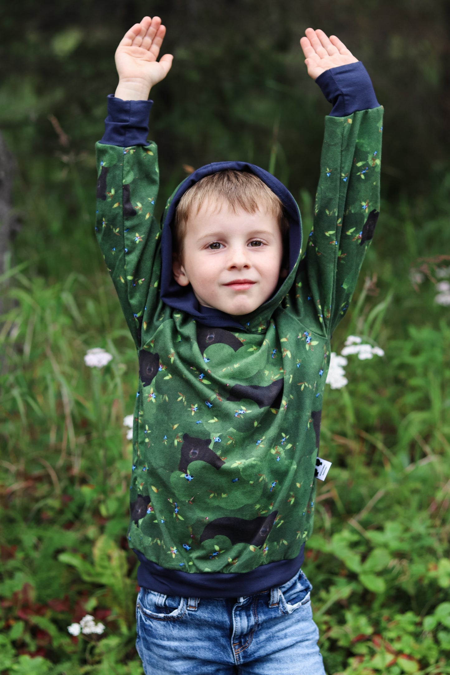 Hoodie by Briar&Boone | Blueberry Hunter