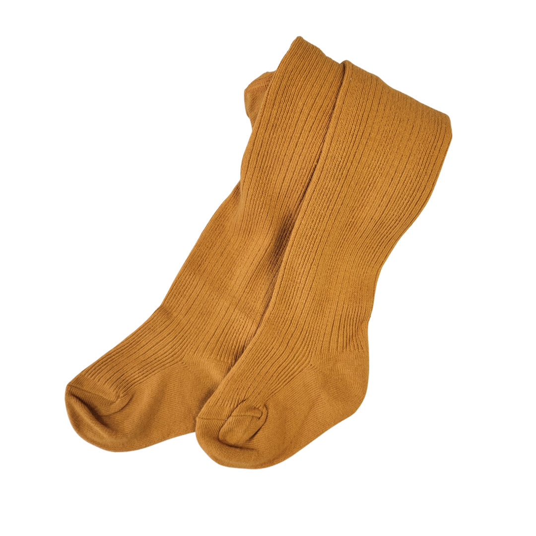 Rib Knit Tights | Midnight Sun