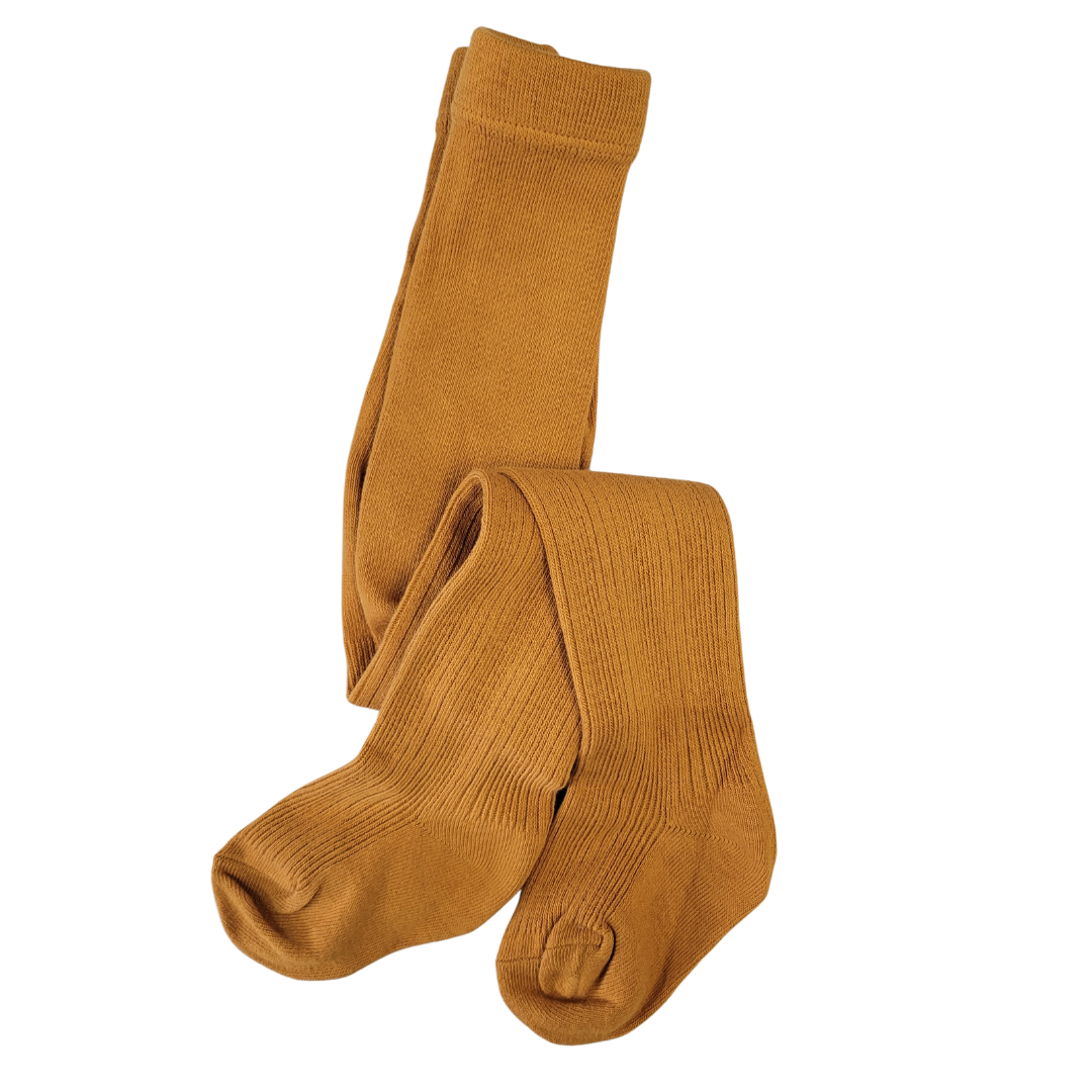 Rib Knit Tights | Midnight Sun