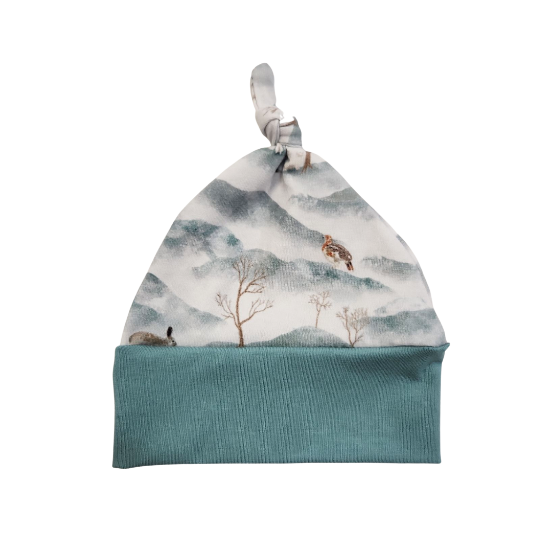 Top Knot Hat by Briar&Boone | Midwinter/Teal