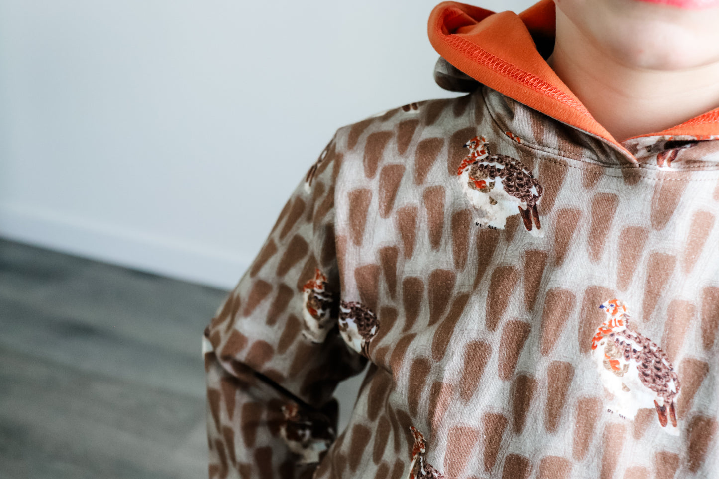 Hoodie by Briar&Boone | Midwinter Ptarmigan