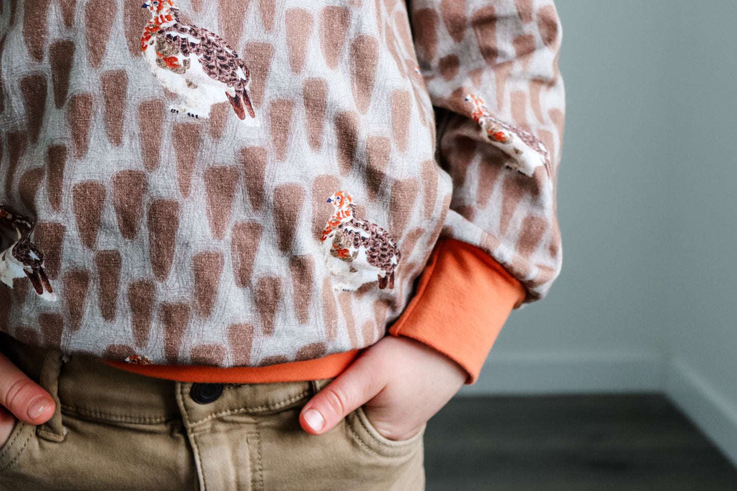 Hoodie by Briar&Boone | Midwinter Ptarmigan