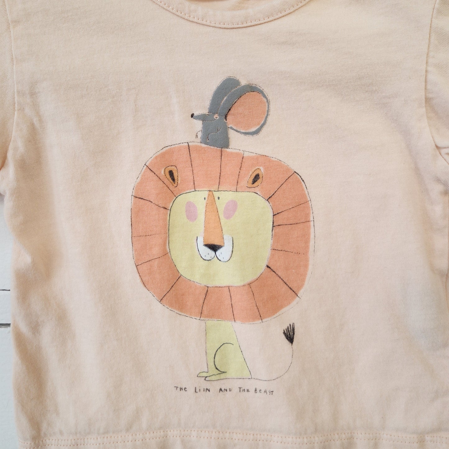 Size 1-2m | Zara Long Sleeve Shirt - Lion and Beast