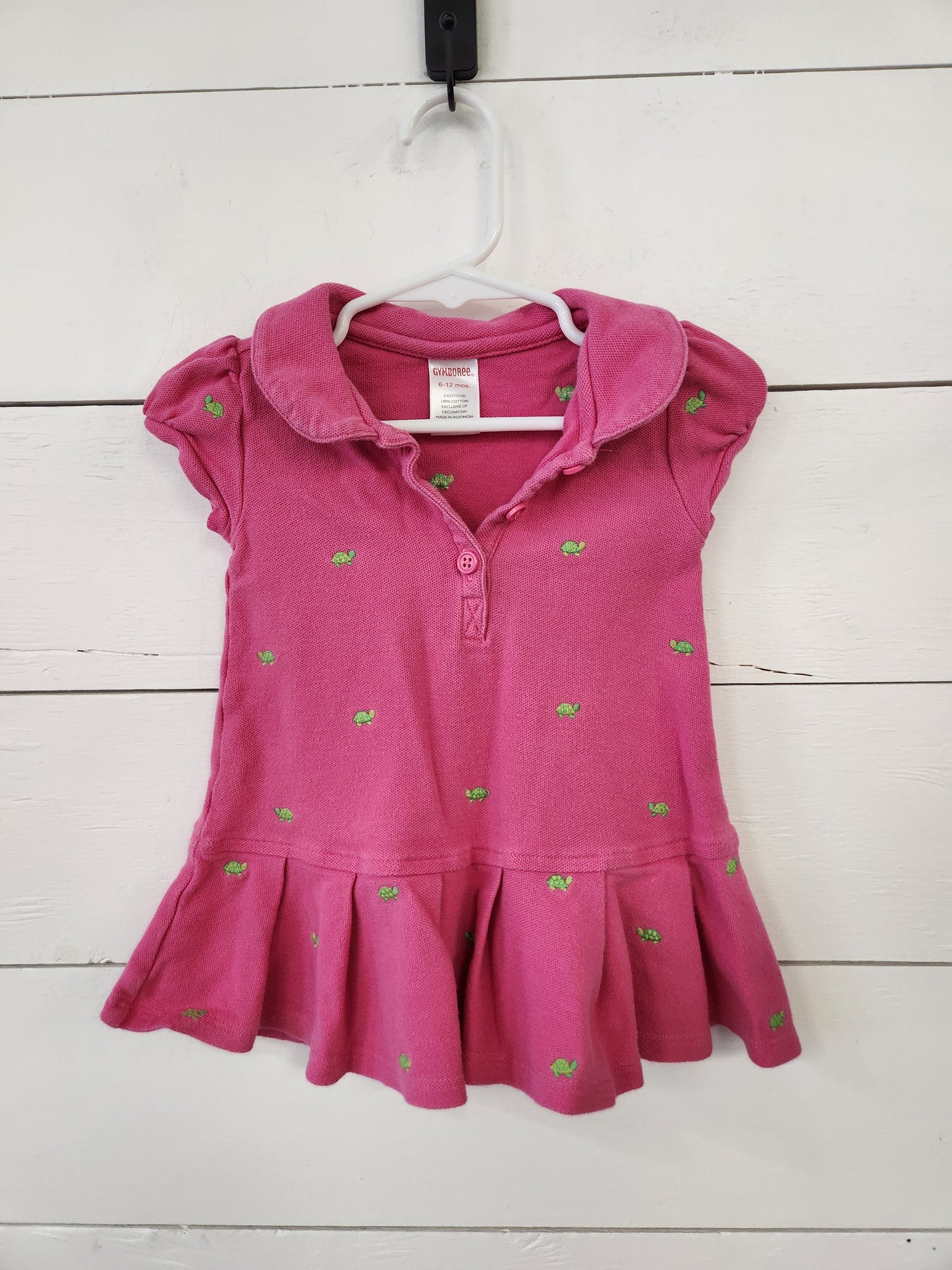 Size 6-12m | Gymboree Pink Turtle Dress