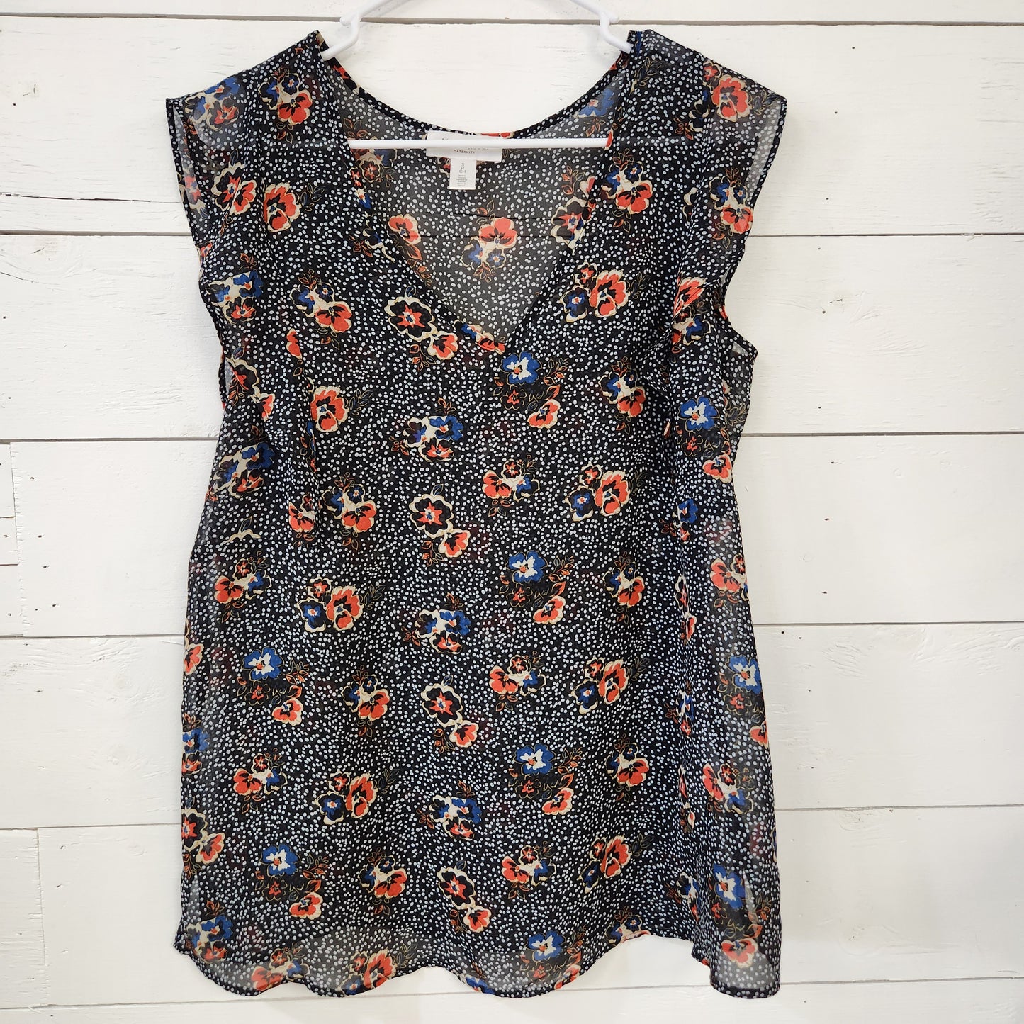 Size S | Motherhood Maternity Flower Shirt