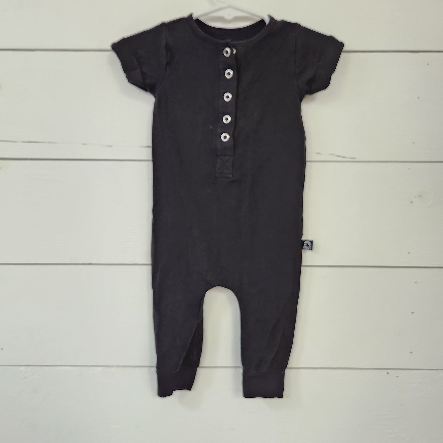 Size 3-6m | Rags Black Romper