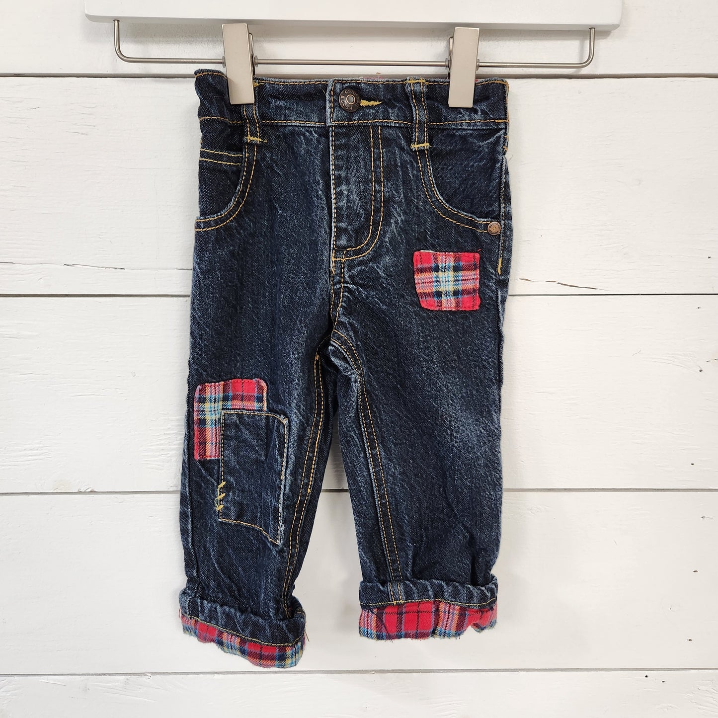 Size 12m | Osh Kosh Fleece Lined Jeans