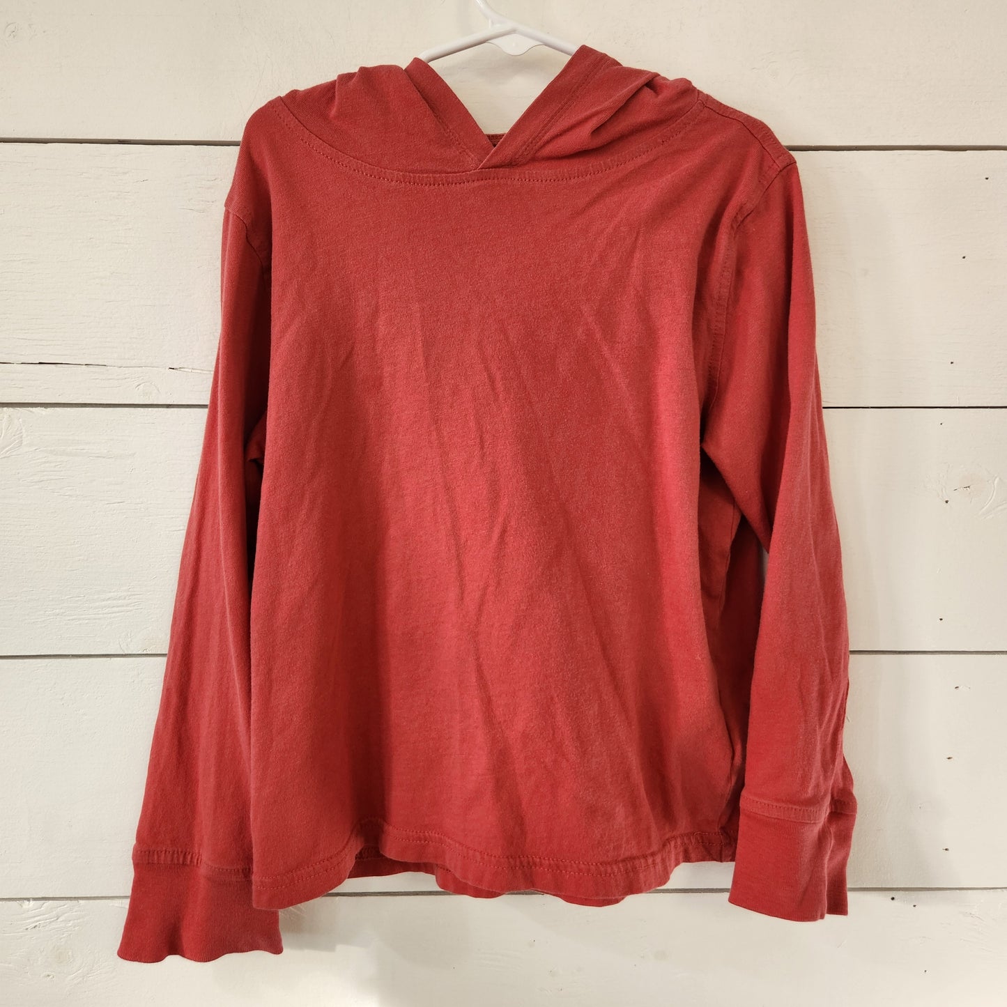 Size 6-7 | Crewcuts Red Hooded Longsleeve Shirt