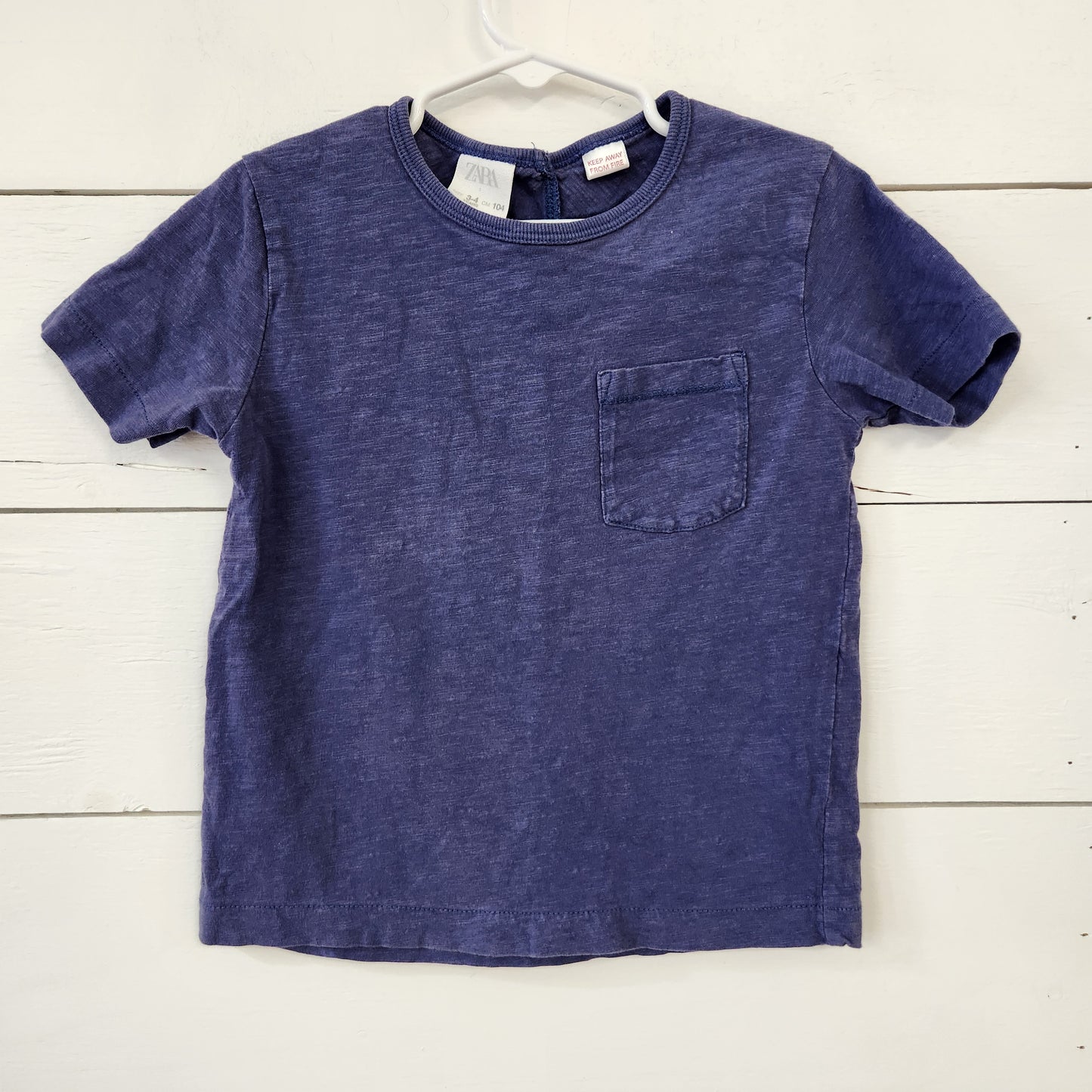 Size 3-4t | Zara Blue Shirt