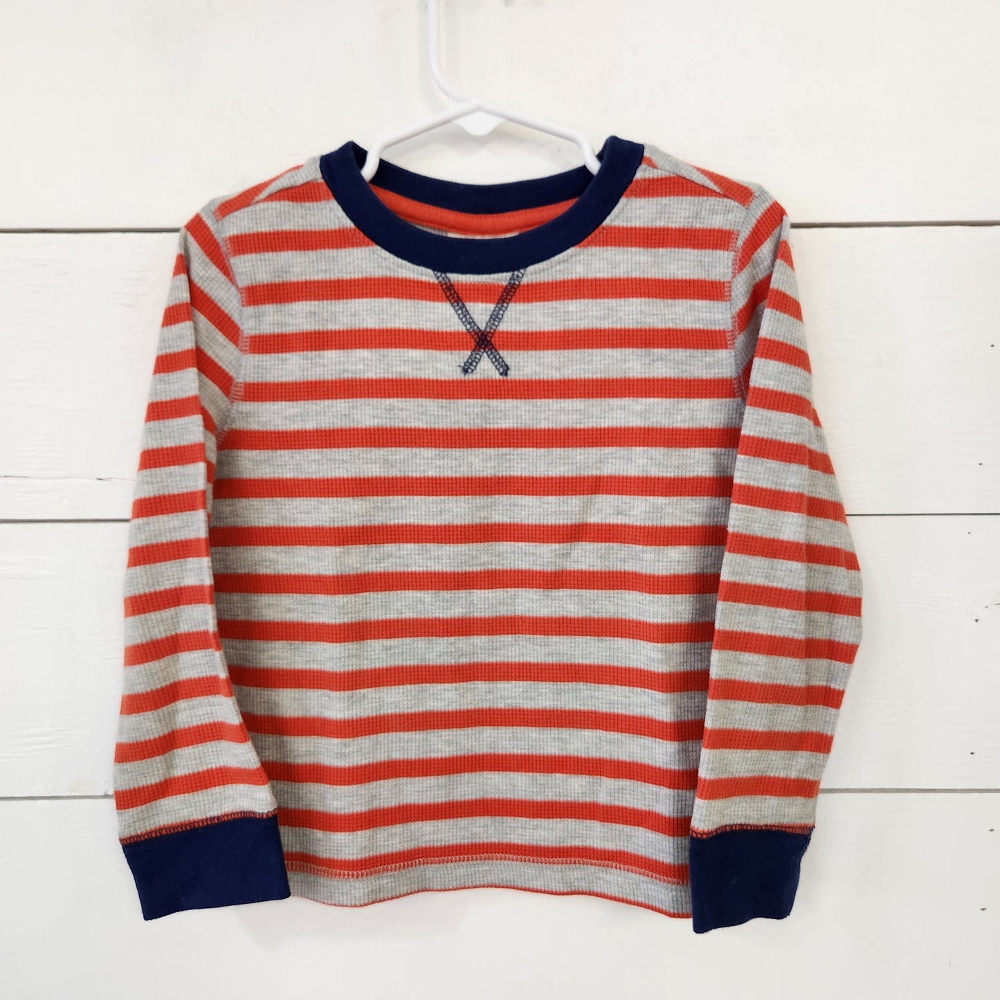 Size 3t | Crazy 8 Orange Henley