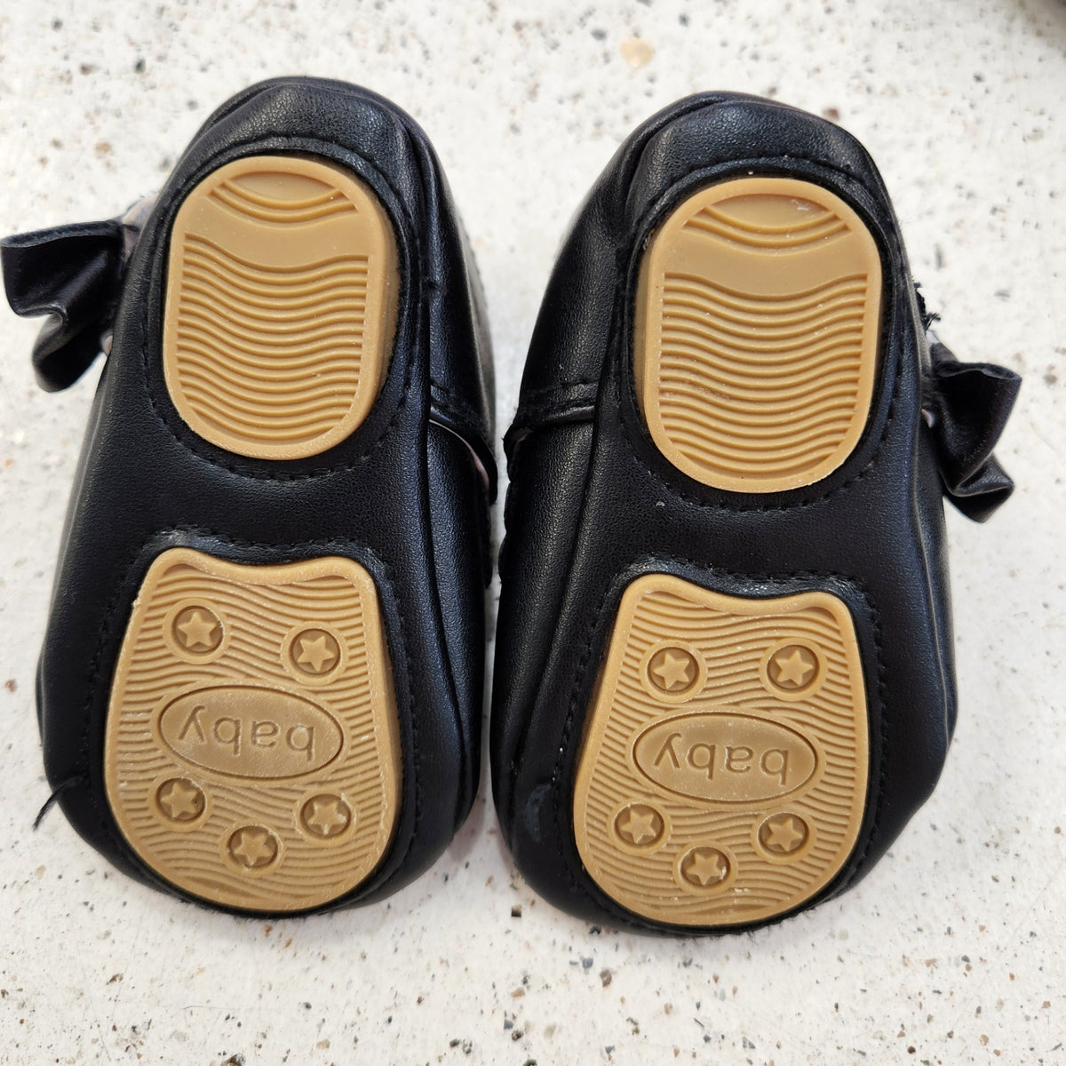 Size 3-6m | Baby Black Shoes | UBNUU
