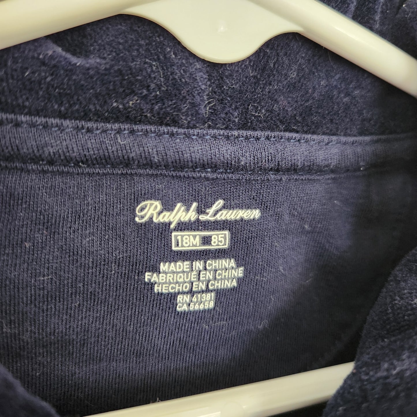 Size 18m | Ralph Lauren Kids' Hoodie | UBNUU