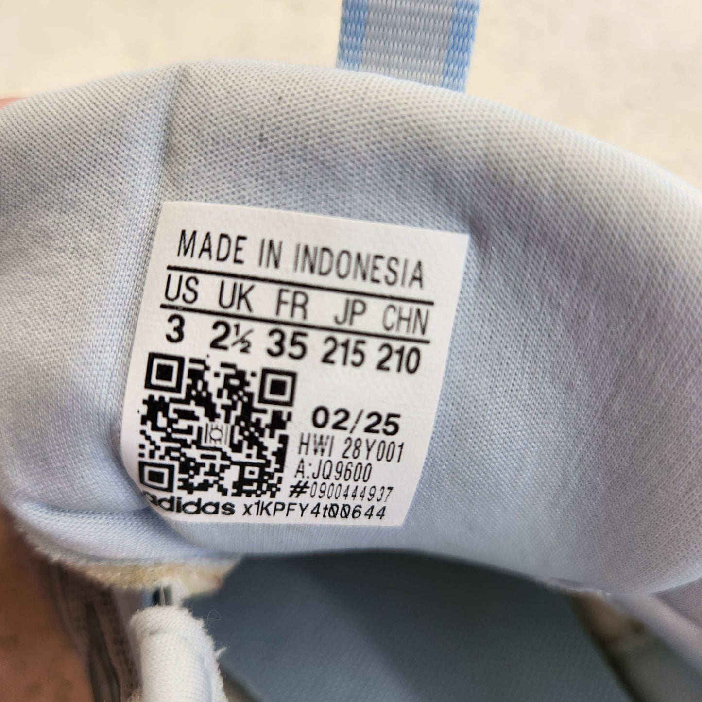 Size 3 | Adidas Blue Shoes | UBNUU