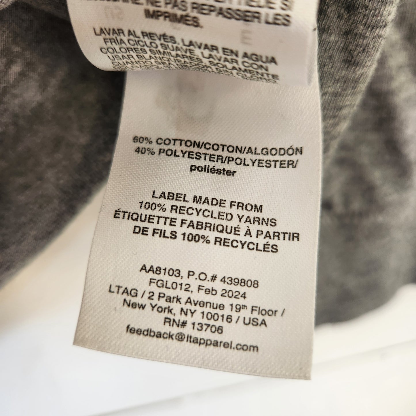 Size 5 | Adidas Grey Basketball Longsleeve | UBNUU
