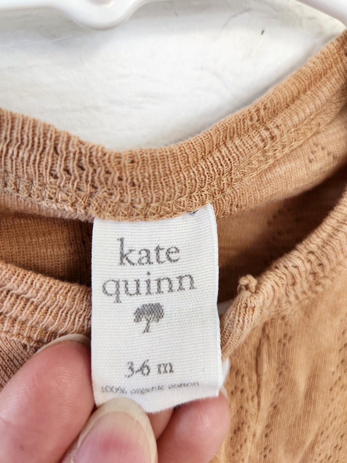 Size 3-6m | Kate Quinn Orange Baby Bodysuit | UBNUU