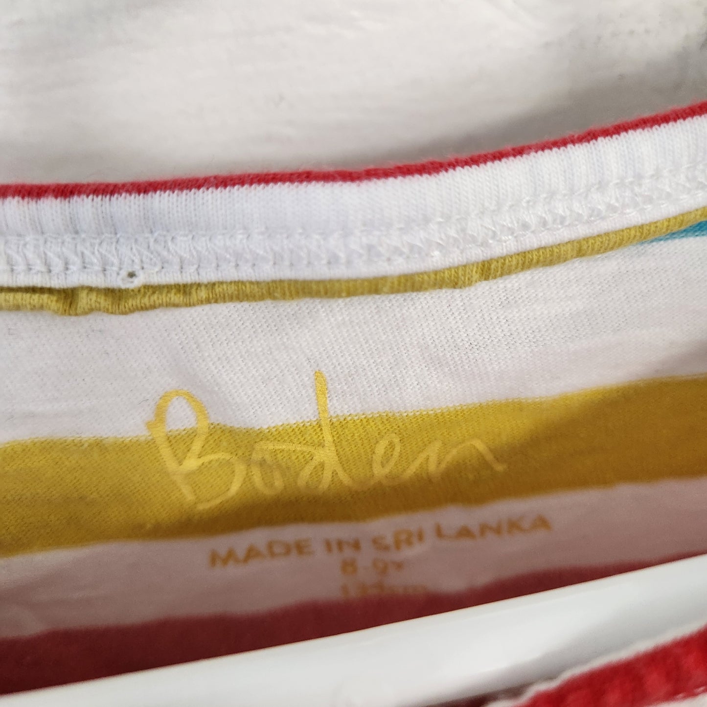 Size 8-9 | Boden Striped Tie Front Shirt | UBNUU