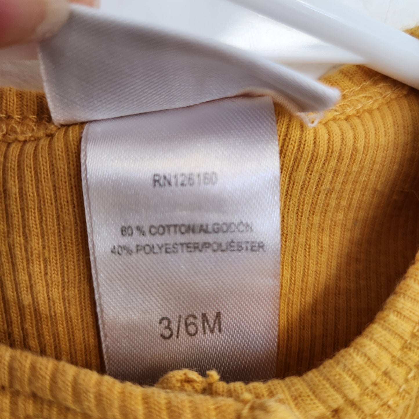 Size 3-6m | Nicole Miller NEW YORK Mustard Bodysuit | UBNUU