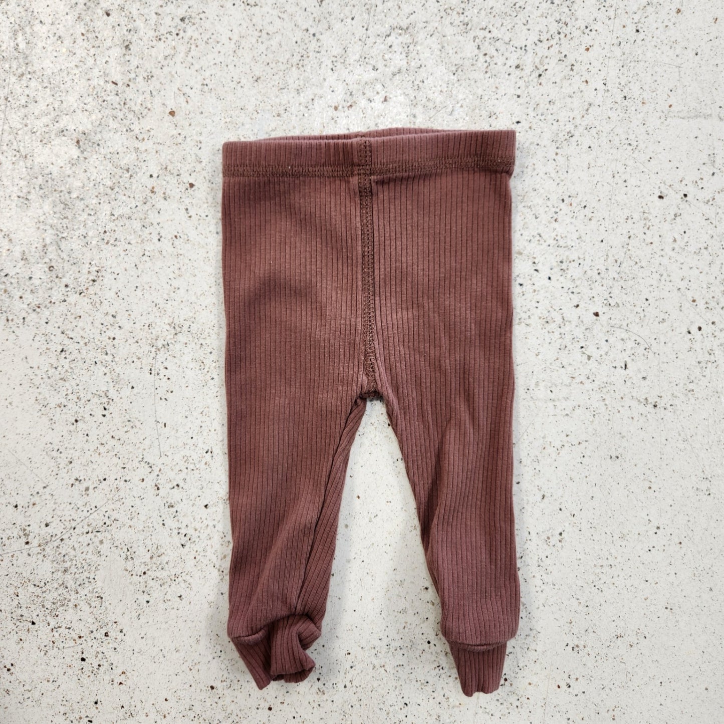 Size 3-6m | Quincy Mae Brown Ribbed Pants | UBNUU