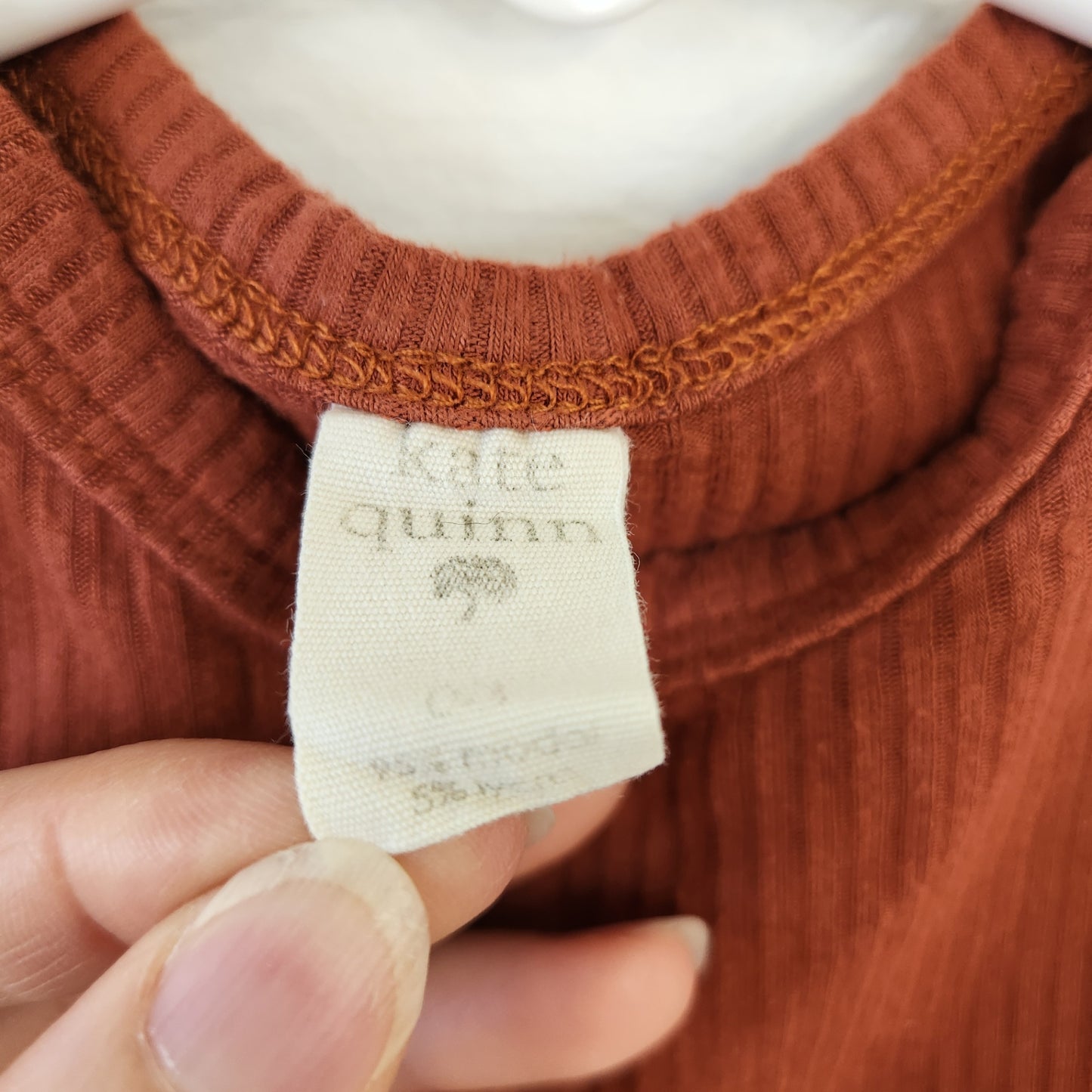 Size 0-3m | Kate Quinn Rust Bodysuit | UBNUU
