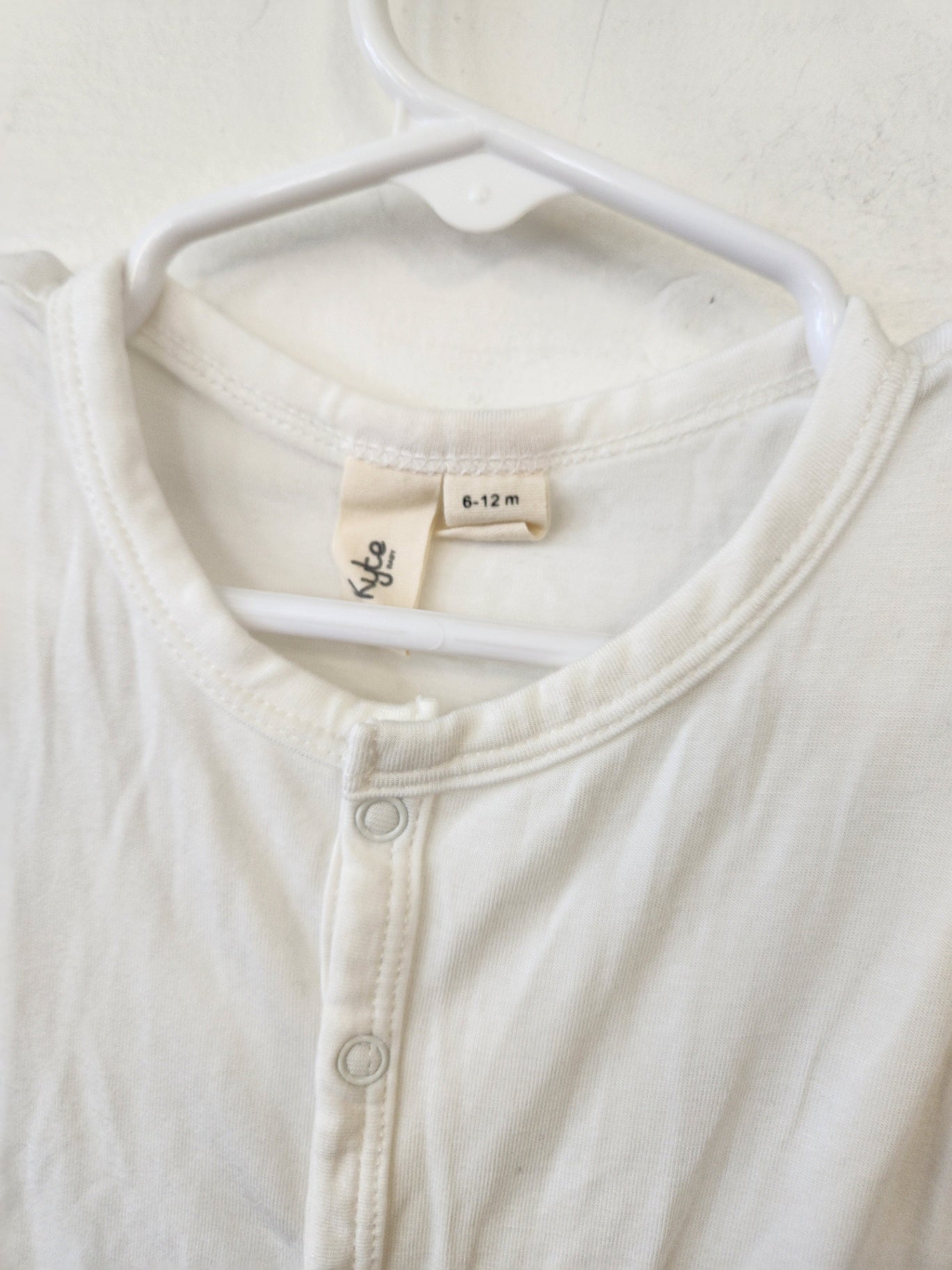 Size 6-12m | Kyte White Romper | UBNUU
