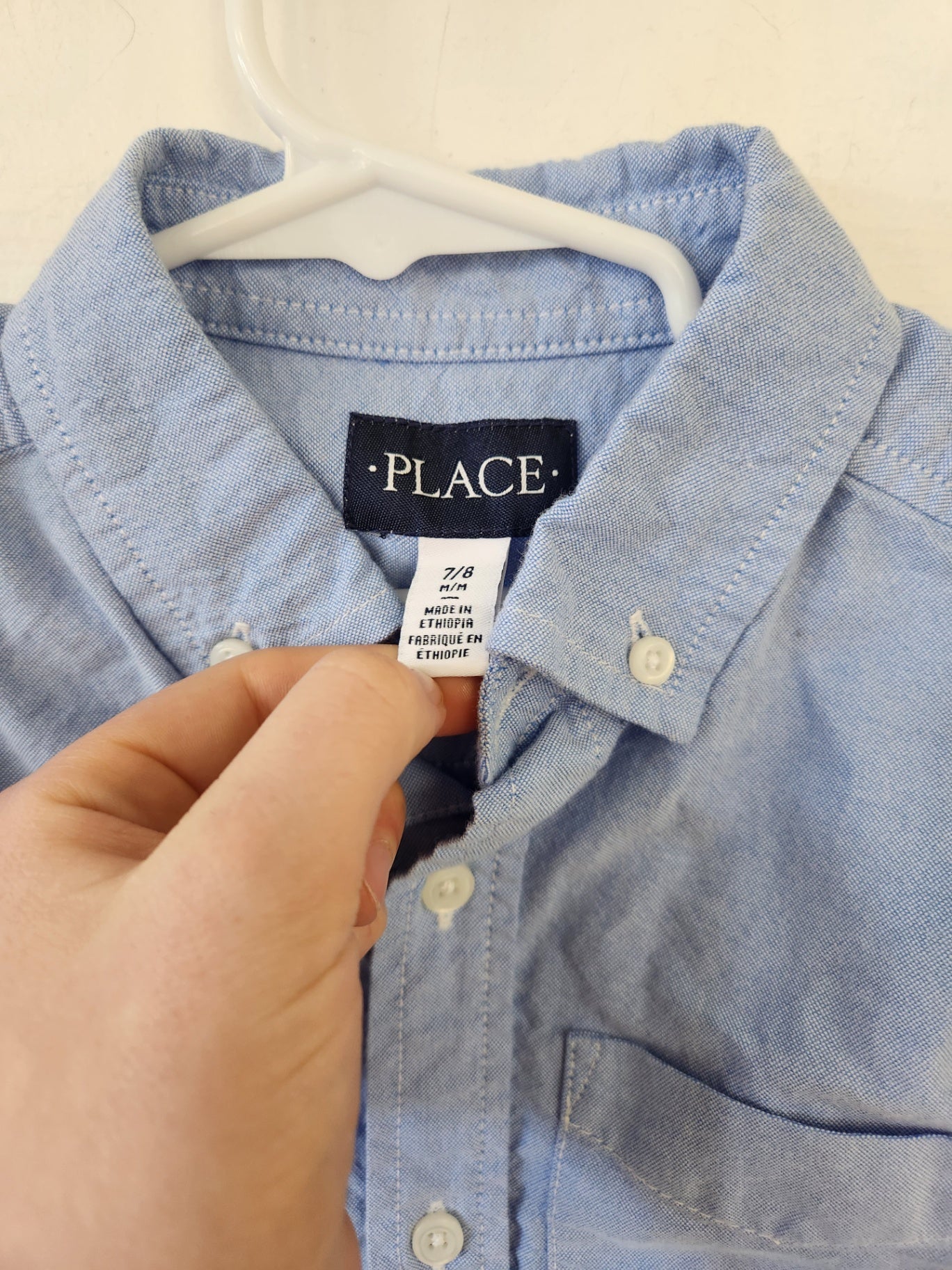 Size 7-8 | PLACE Kids' Shirt | UBNUU
