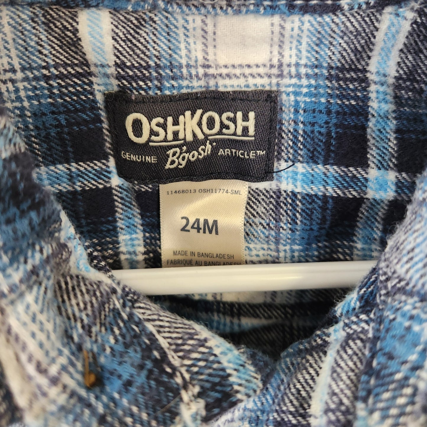 Size 24m | OshKosh Baby ue FlannelBodysuit | UBNUU