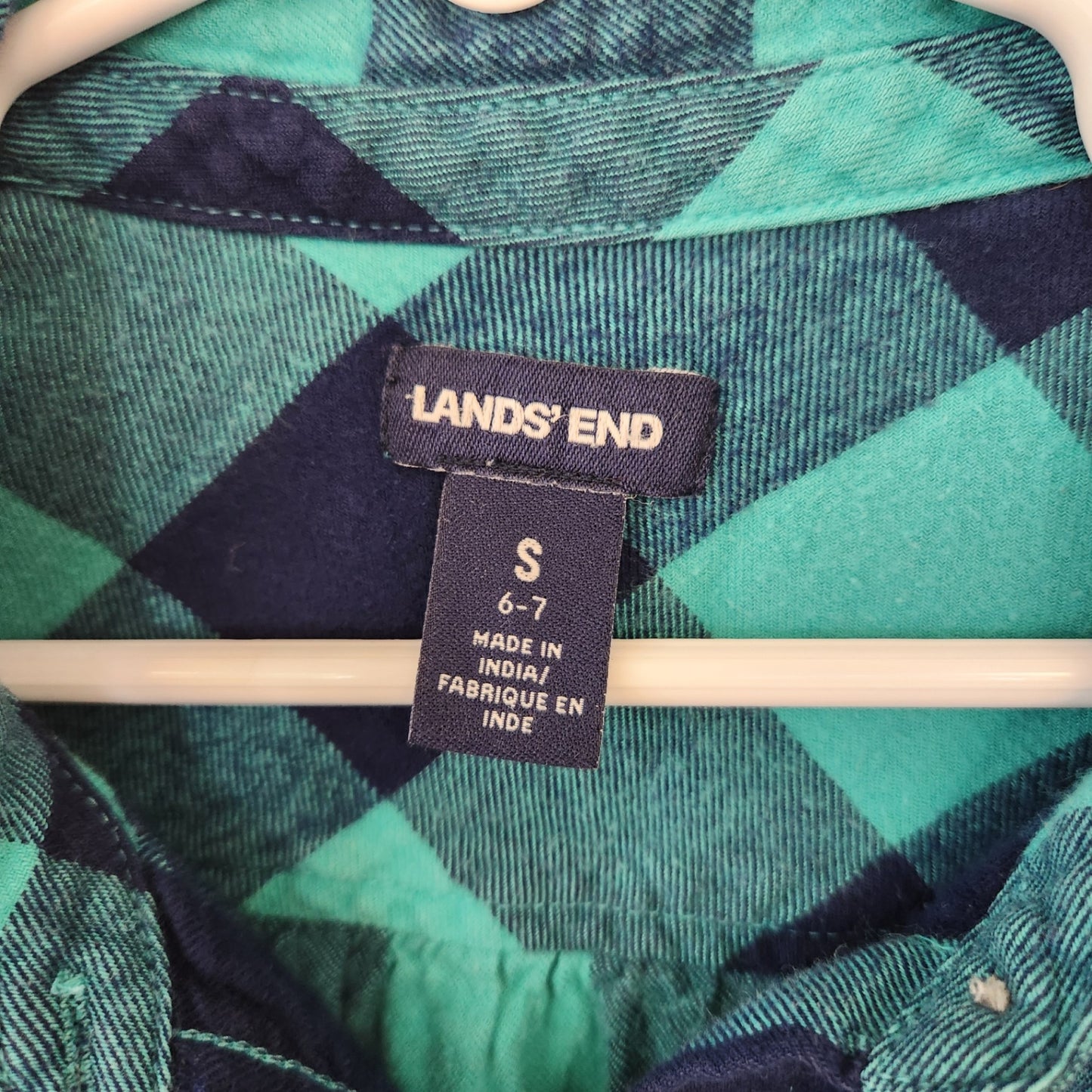 Size 6-7 | LANDS' END Kids' Shirt | UBNUU