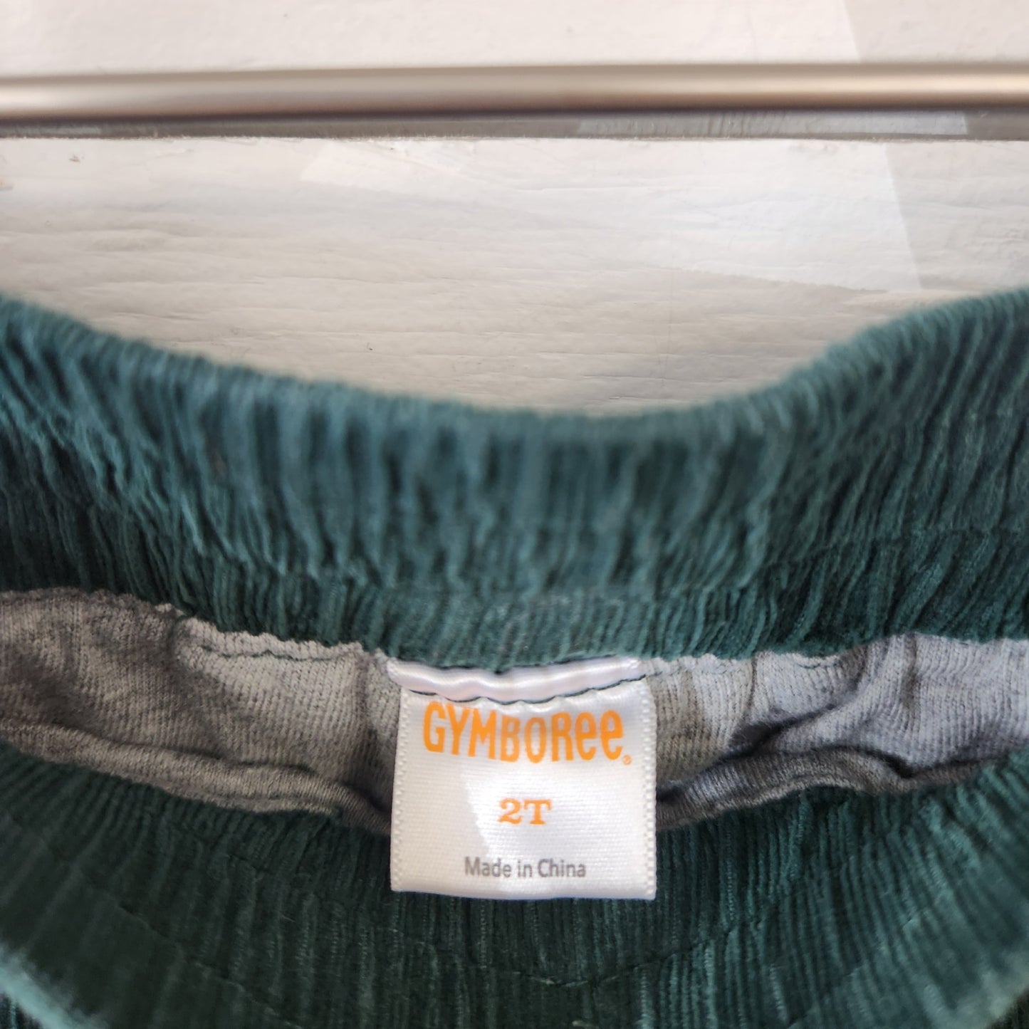 Size 2t | Gymboree Green Corduroy Flannel Lined Jeans | UBNUU