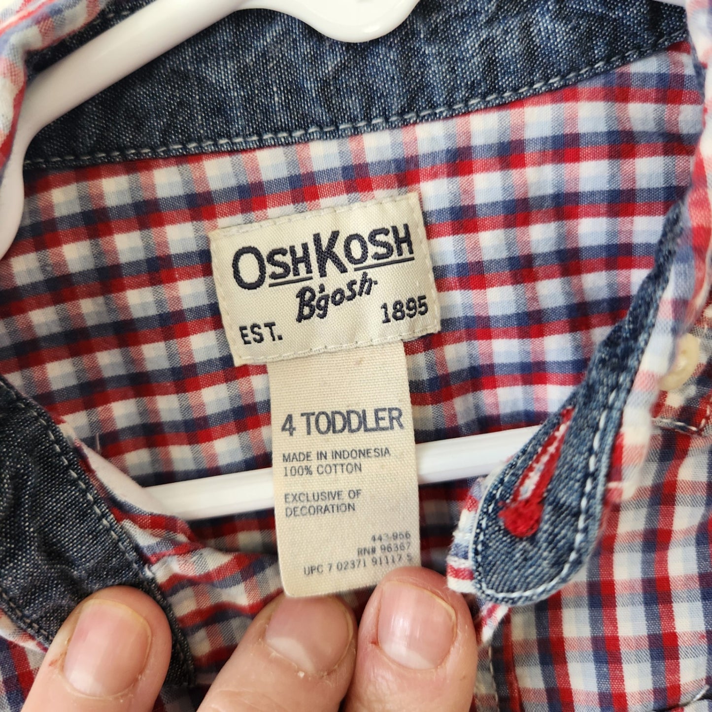 Size 4 TODDLER | OshKosh B'gosh Kids' Shirt | UBNUU