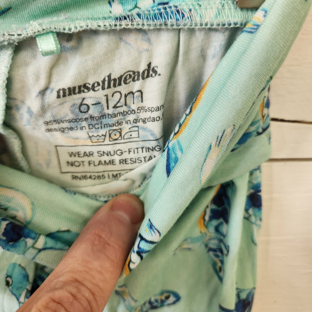 Size 6-12 months | MuseThreads Kids' Pants | UBNUU