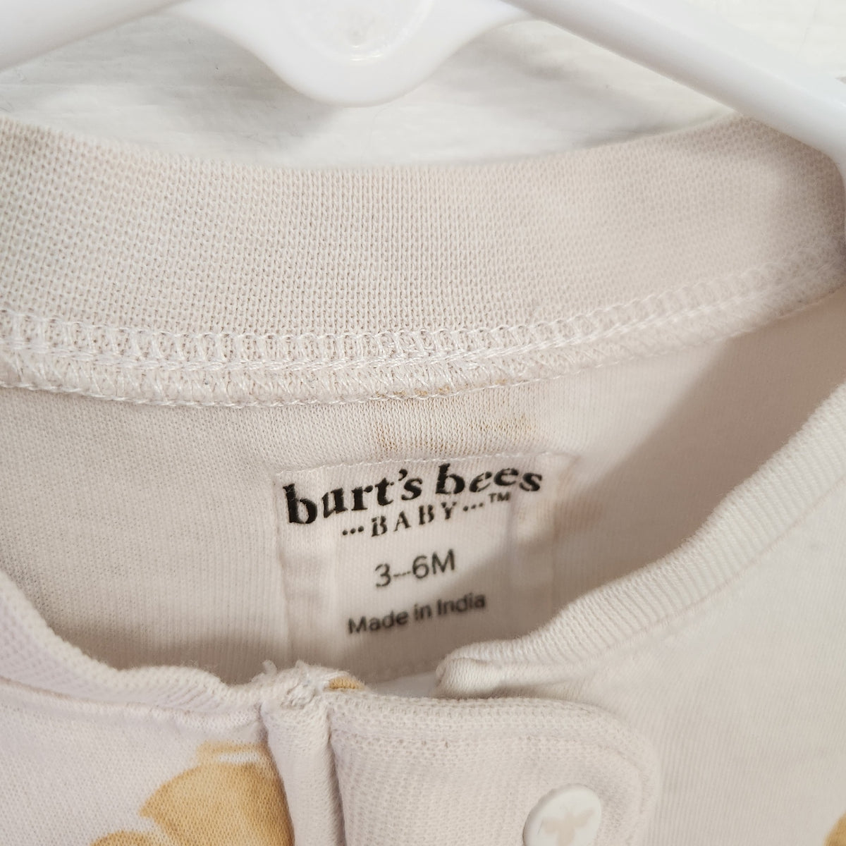 Size 3-6m | burt's bees Kids' Footie | UBNUU