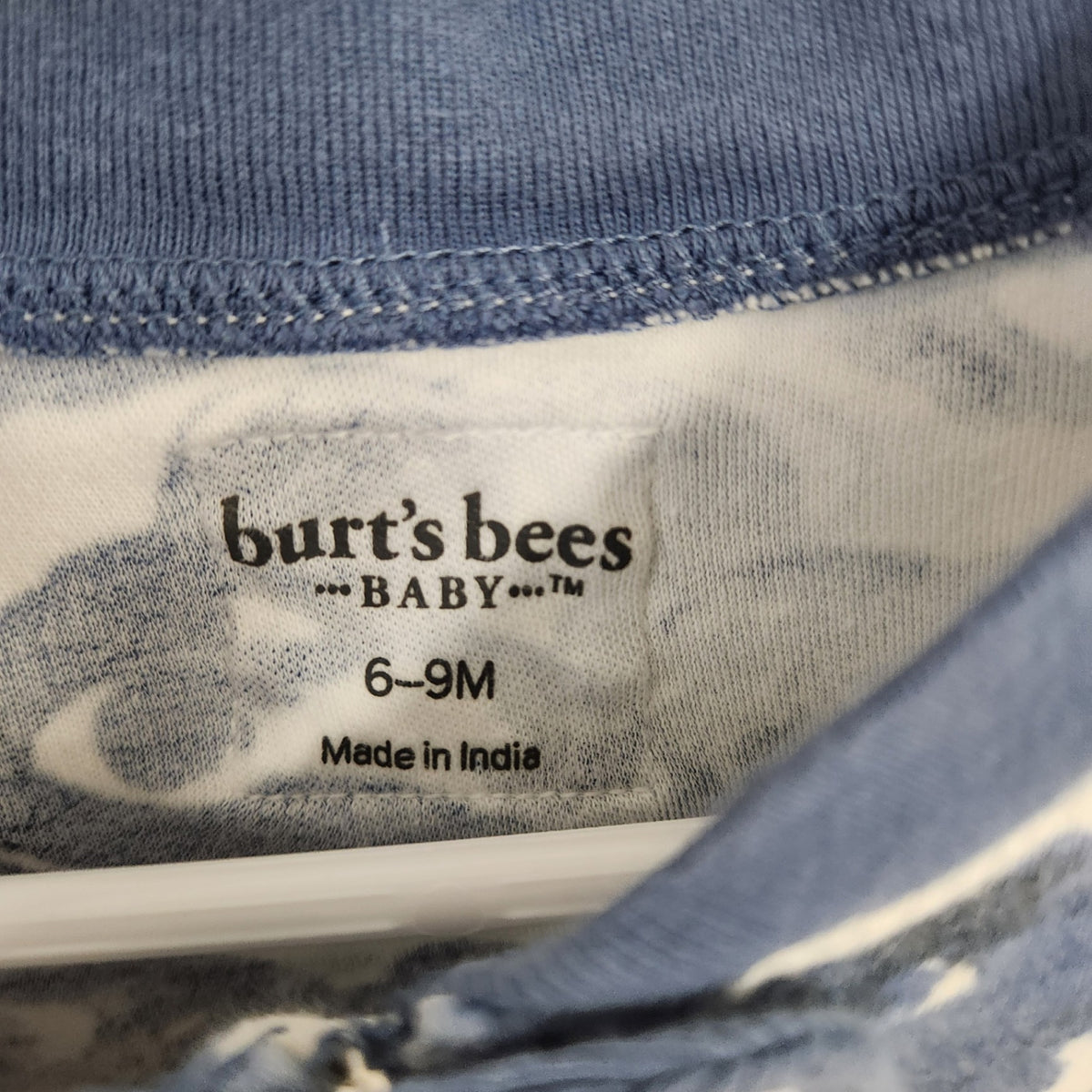 Size 6-9m | Burt's Bees Kids' Cloud Footie | UBNUU