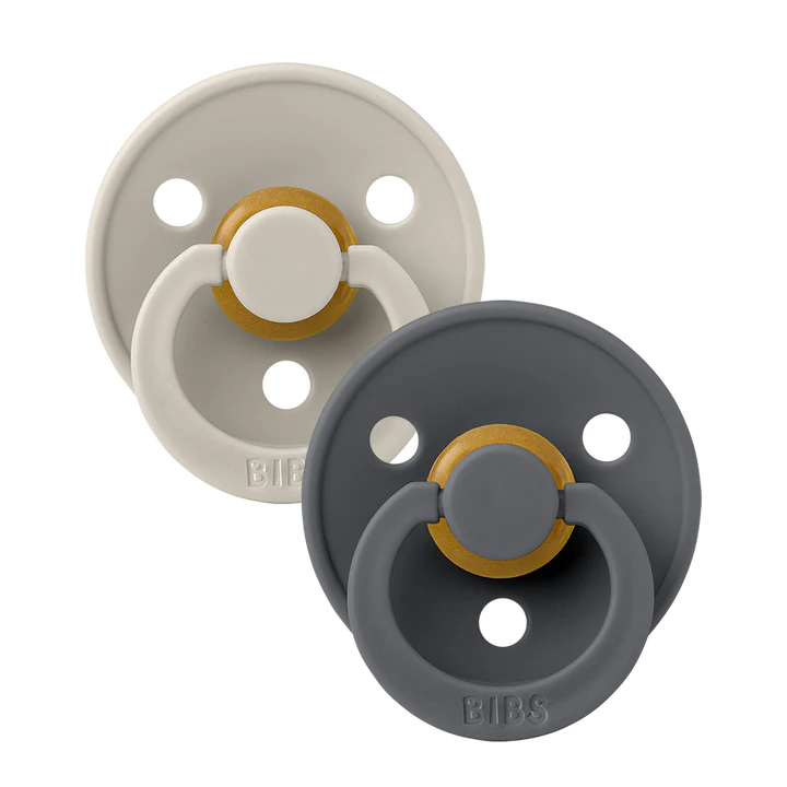 Pacifier Two Pack by BIBS | Sand/Iron