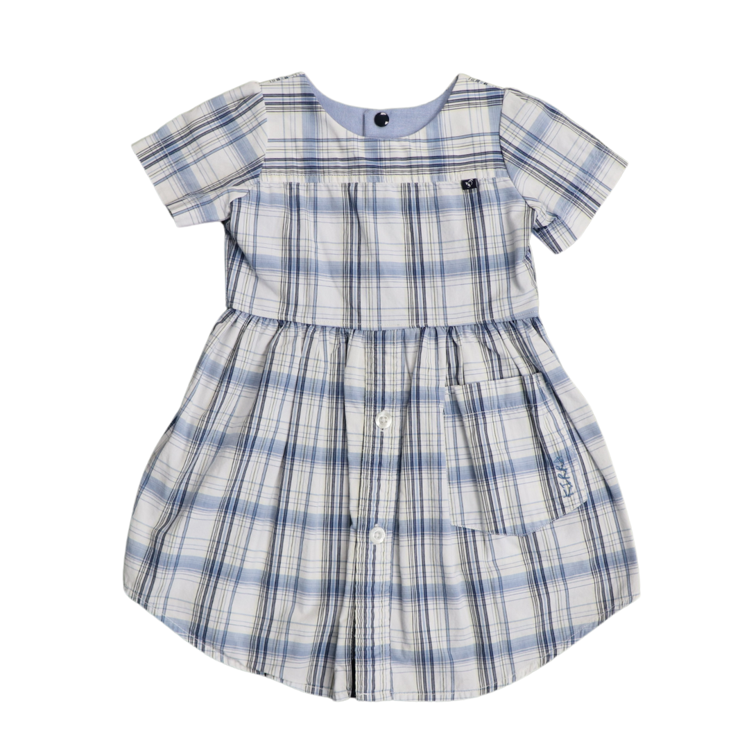 Size 2t | Short Sleeve Upcycled Dress by Briar&Boone