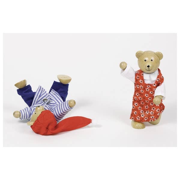 Goki America - Flexible puppets - Bear dress-up box