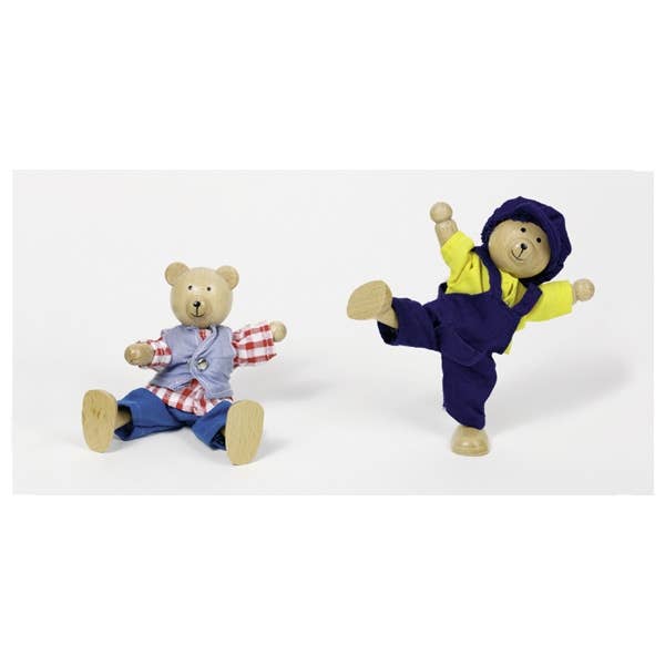 Goki America - Flexible puppets - Bear dress-up box