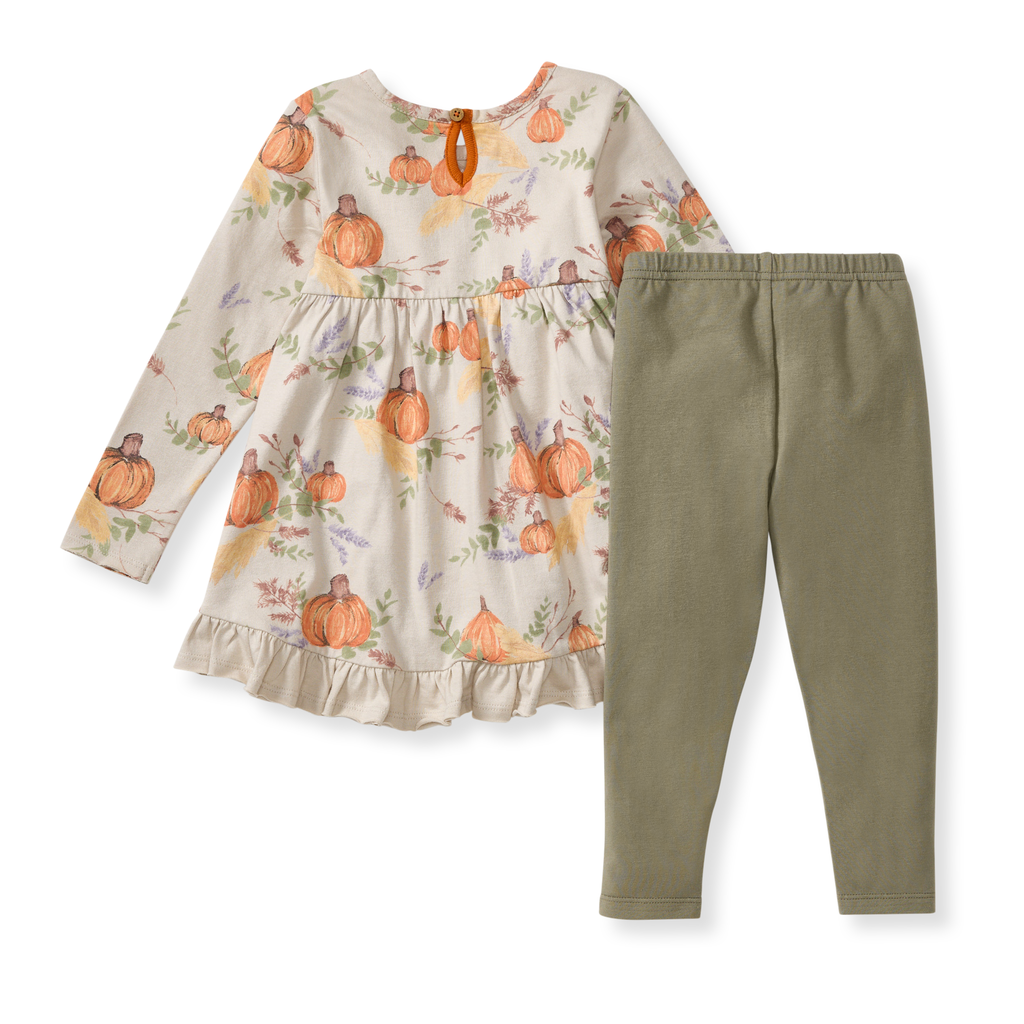 Autumn Feels Infant Tunic Set by Burt`s Bees | Autumn Feels Oat