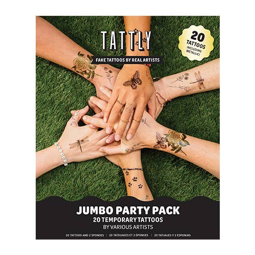 Tattly - Flutter & Bloom Jumbo Party Pack