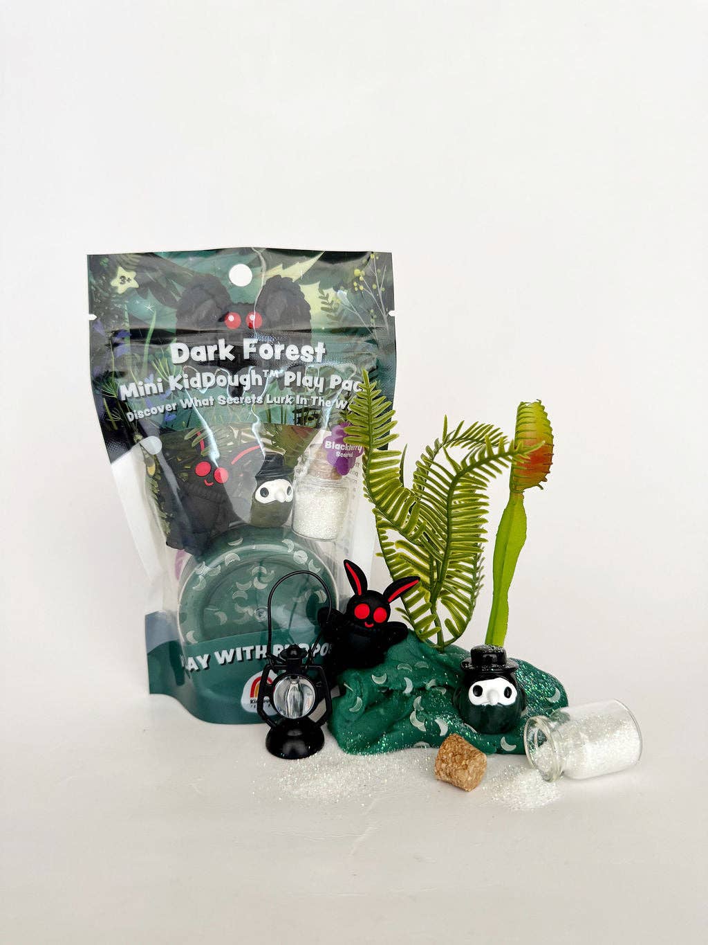 Earth Grown KidDoughs (KidDoughs by EGKD) - Dark Forest Mini KidDough Play Pack