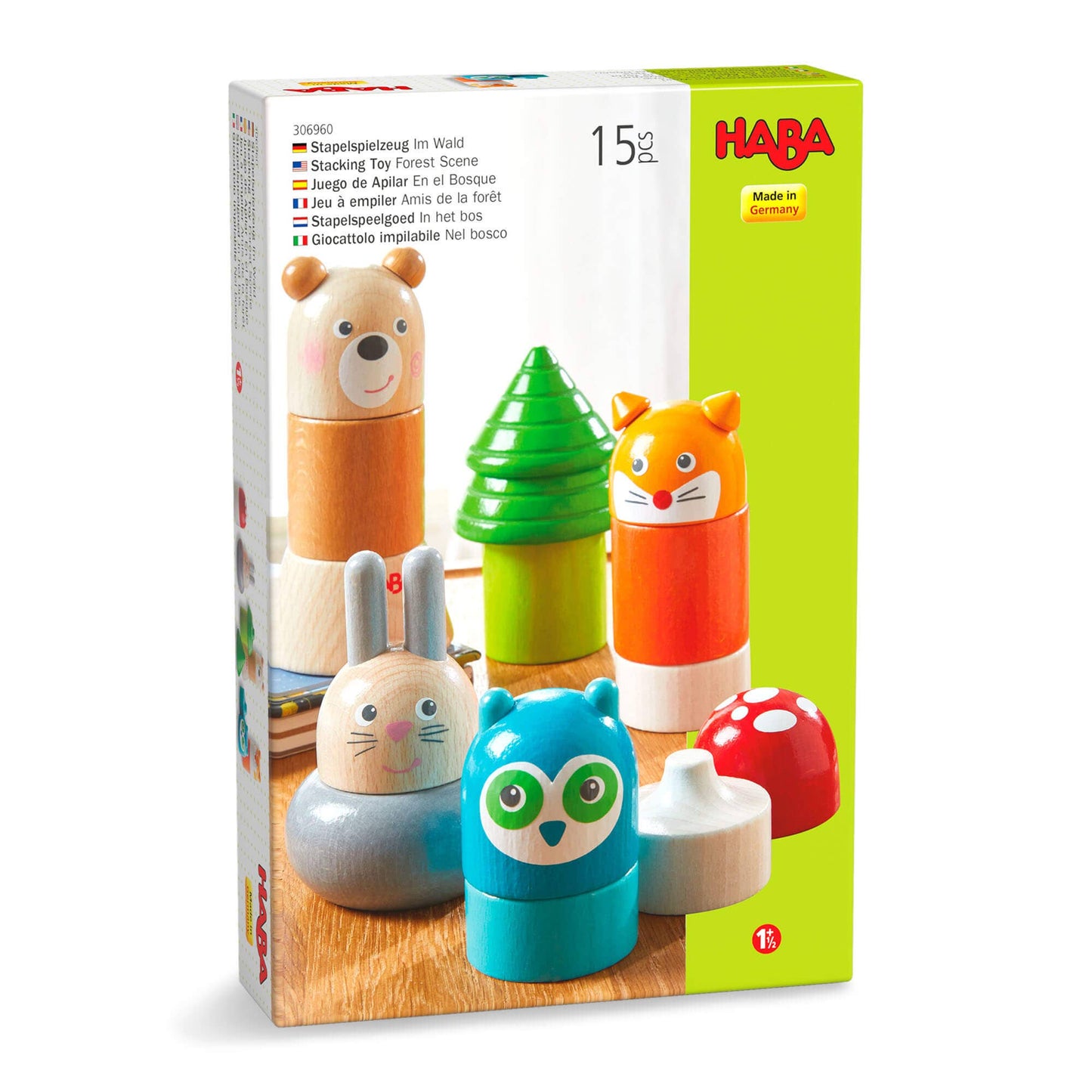 Stacking Toy by HABA USA | Forest Animals
